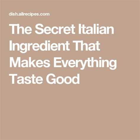 The italian magic recipe collection